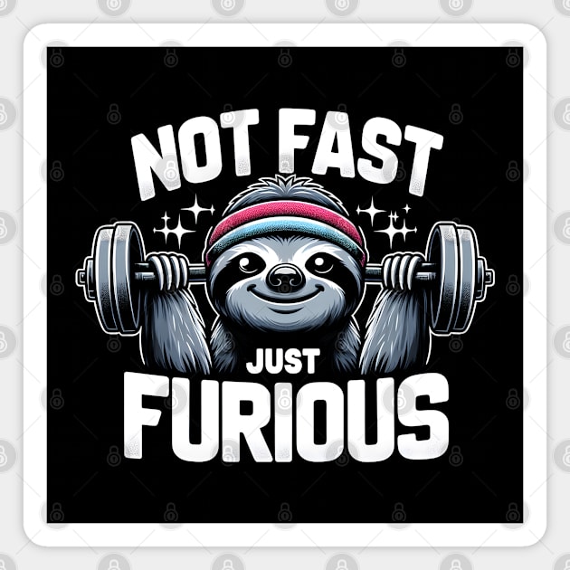 Not Fast Just Furious Magnet by MakerMind8.2
